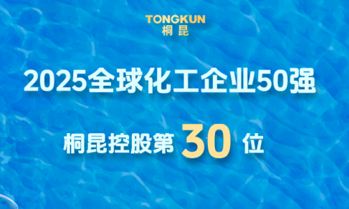 全球化工企業50強發布，桐昆晉升第30位！